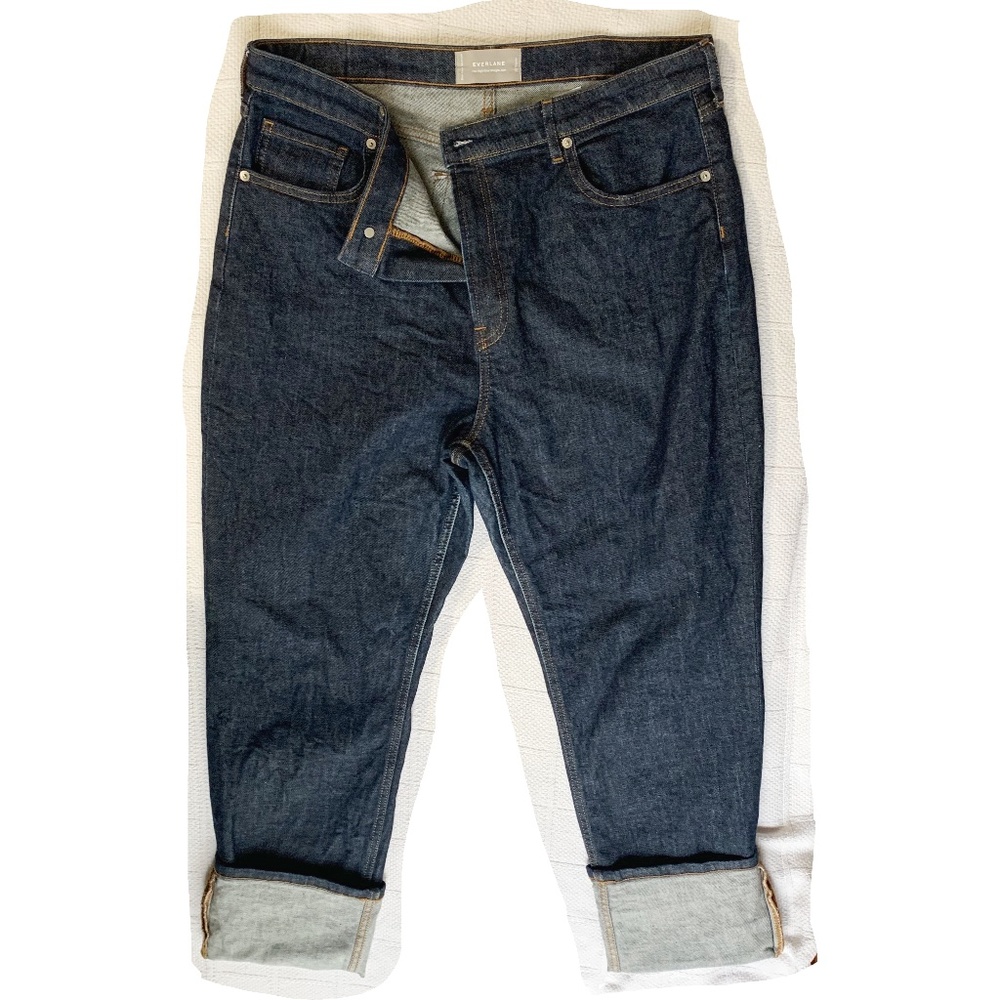 Everlane super straight jean dark indigo